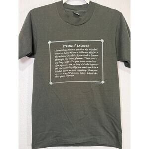 Vintage Single Stitched "Sorry Maestro" Band T-Shirt 1980's Small Opus Orchestra